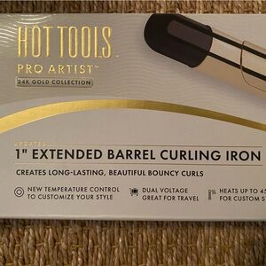 Hot Tools 1 inch extended barrel curling iron
